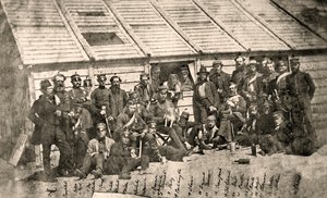 1856年5月18日王立アイルランド連隊キャンプ、セバストポル 作： James Robertson